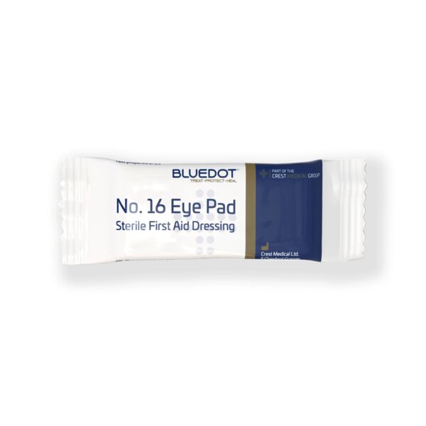 Blue Dot Flow Wrapped No16 Eye Pad and Bandage ( Pack of 20) Thumbnail