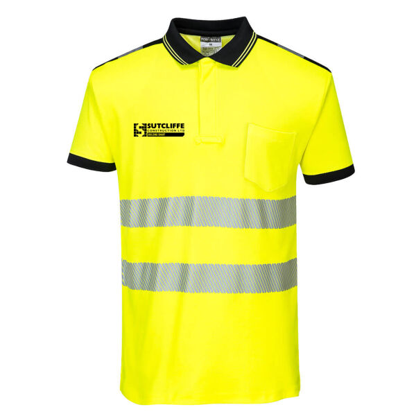 T180 - PW3 Hi Vis Cotton Comfort Polo Thumbnail